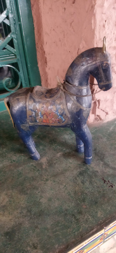 Estatuas En Madera Caballo (Usado)