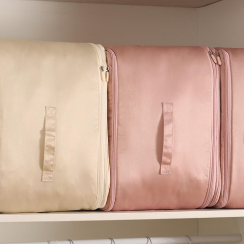 Bolsa De Almacenamiento De Edredón Organizador Rosa
