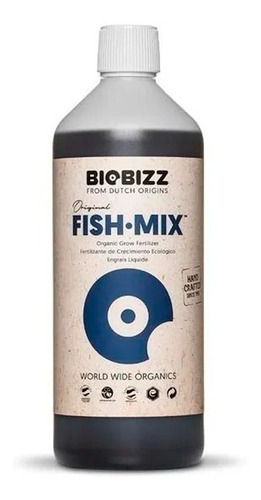 Imagen 1 de 1 de Biobizz Fish Mix Fertilizante Crecimiento 500ml