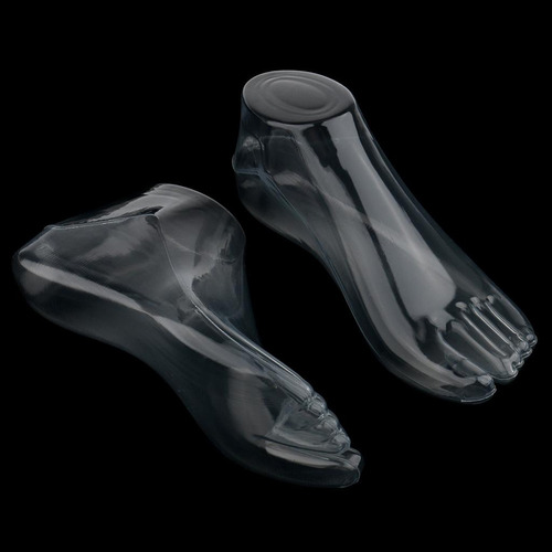 4x 1 Par De Manequins De Pé Para Sandálias, Sapatos,