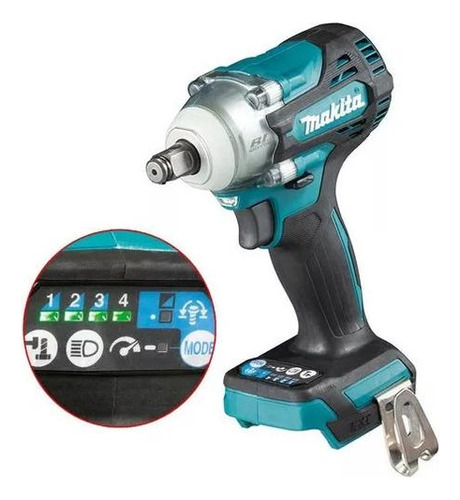 Kit Makita Dgp180z-3 Llave Impacto + Engrasadora +2bat+ Carg Turquesa