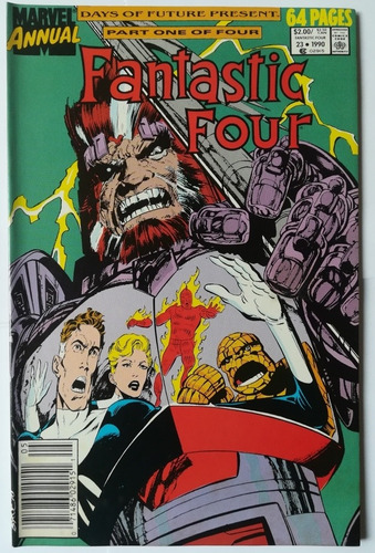 Fantastic Four, Annual # 23, 1990, Marvel Cómics, 64 Páginas