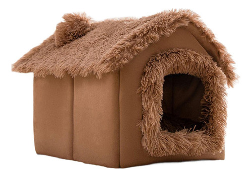Casa Para Perros, Tienda De Campaña Cerrada Para Marrón L