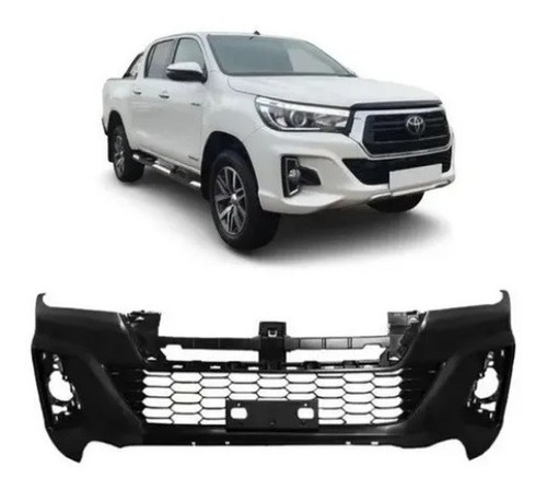 Paragolpe Delantero Hilux 2019 2020 2021 Con Rejilla Spoiler