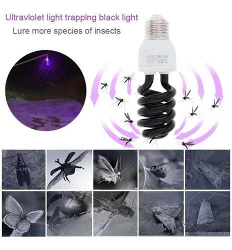Imagen 4 de 11 de 2 X Ampolleta Ultravioleta 40w Billete Falso Insectos Fluor