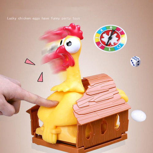 Plástico Lucky Hen Poniendo Huevos Juego De Pasatiempos