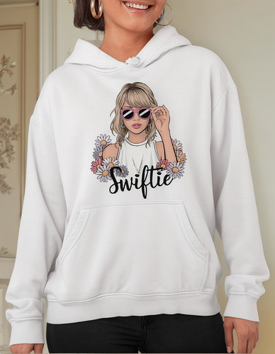 Sudadera Con Gorro Taylor Swiftie Dibujo