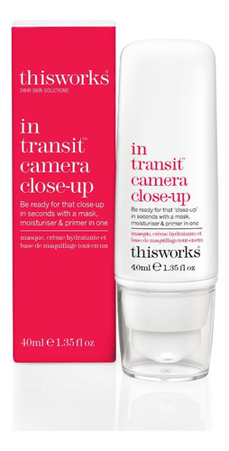 Crema Facial Y Corporal This Works - In Transit Camera Close Up 3 En 1 Hidratante Mascara Y Primer Con Acido Hialurónico Aloe Vera Y Bio Boost Para Todo Tipo De Piel