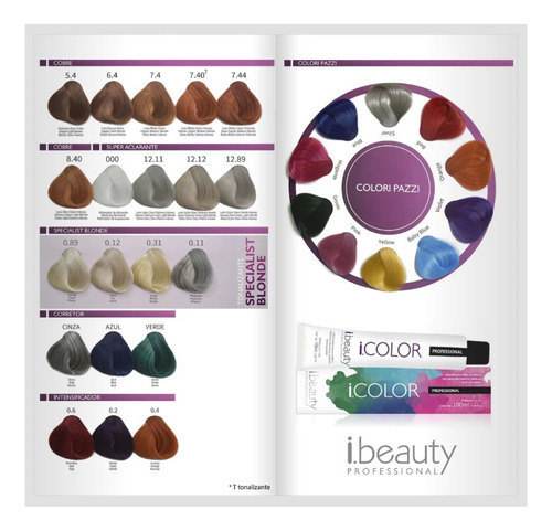 Tinta Icolor Ibeauty 100 Ml N°10.21