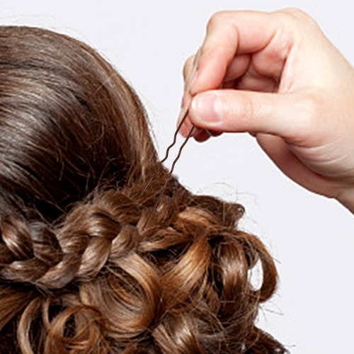 K Faixas De Cabelo Em Caixa Com Clipe Em U Invisível