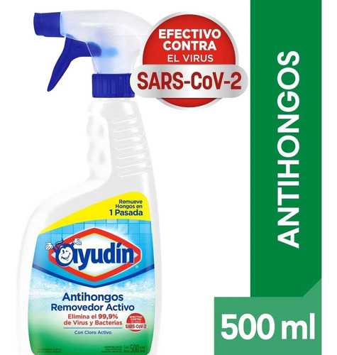 Limpiador Liquido Antihongos Gatillo Ayudin 500ml