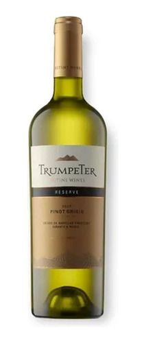 Vino Trumpeter Reserva Pinot Grigio X750cc