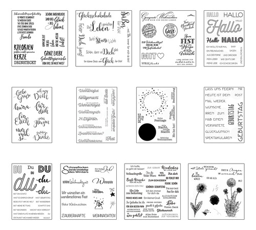 (16 #mold) Selo Transparente De Silicone Diy Scrapbooking Em