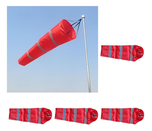 4pcs Windsock Oxford Dirección Del Viento Sock Bag Garden