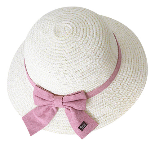 Sombrero De Verano Para Niños Con Lazo Decorado Con Lazo Par