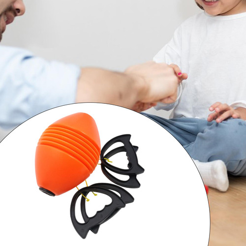 Juego De Lanzadera Para Niños, Pelota De Hilo Naranja