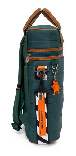 Mochila Matera Diamond Pop Verde Petroleo