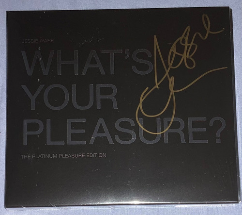 Jessie Ware What's Your Pleasure Platinum Cd Autografado