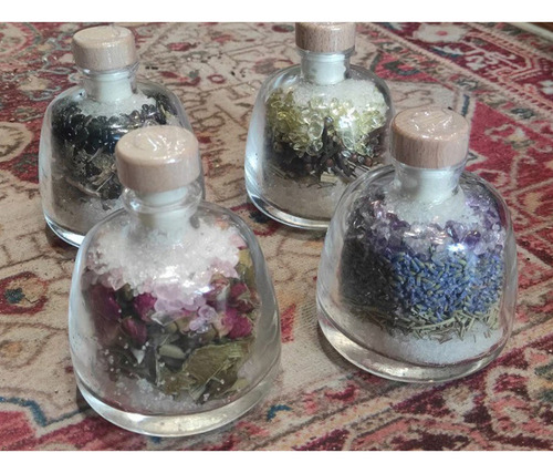 Botella De Cristal Con Forma De Bruja Mágica Tarro De Piedr