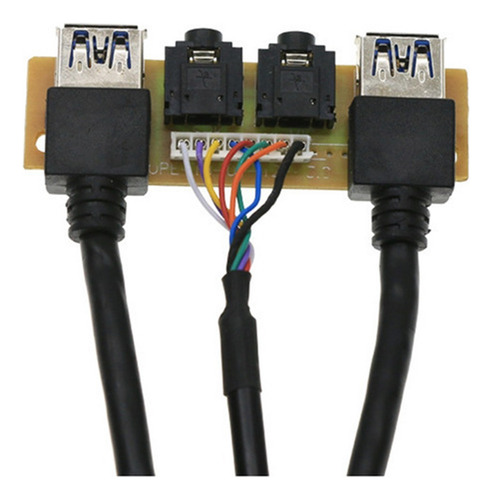A Panel De Carcasa Frontal Usb3.0+usb3.0+h D Audio Jack