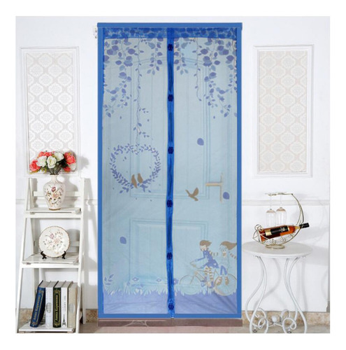 . Cortinas Porta Com Rede Mosquiteira 100x210cm
