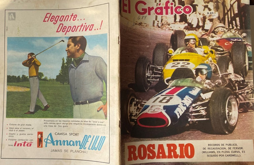 Revista Antigua El Gráfico N° 2417 Fútbol 1966 Cb