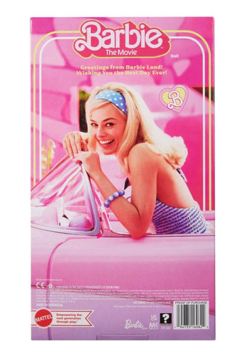 Imagen 4 de 5 de Barbie Pelicula Barbie Gold Disco 2023 Hpj99 Mattel