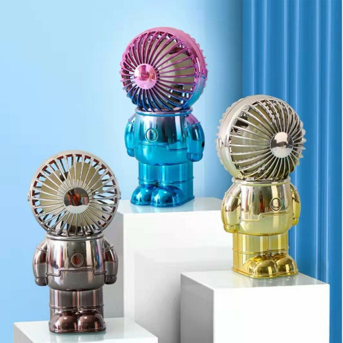 Mini ventilador de robô elétrico recarregável USB 2 Speeds Color Consult