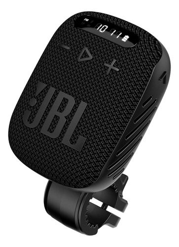 Altavoz Jbl Wind 3 Fm Bluetooth Para Manillar, Negro.