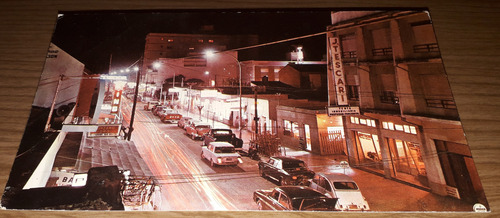 Antigua Postal Mar De Ajo Centro Nocturno + Sobre Edicolor (Usado)
