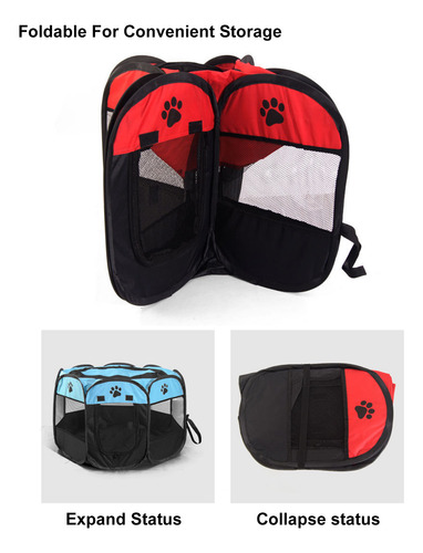 Corralito Portátil, Plegable, Impermeable, Para Mascotas, Al