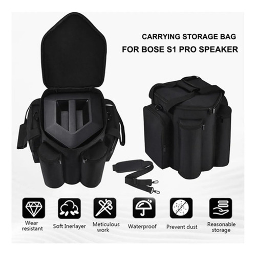 - Bolsa De Almacenamiento De Bocinas Para Bose S1 Pro