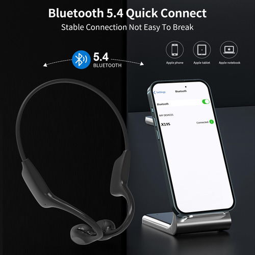 Auriculares Deportivos De Conducción Ósea Bluetooth De Oído