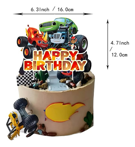 Kit Cotillon Cumpleaños Blaze Y Los Monster Machine