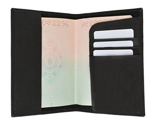 Cubierta Para Pasaporte - Nuevo Estuche De Cuero Genuino Par