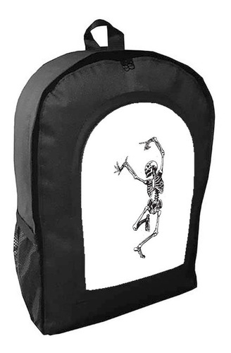 Mochila Negra Mexico Mexicana Calavera Art#ar9