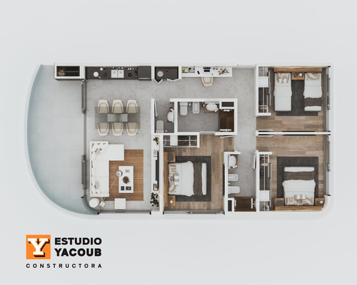 Imagen 30 de 30 de Departamento Venta 2 Dormitorios 1 Baño 1 Terraza Y Cochera 61 Mt2 - Rincón Del Indio