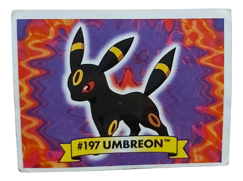 Figurita Umbreon Album Pokemon Gold & Silver