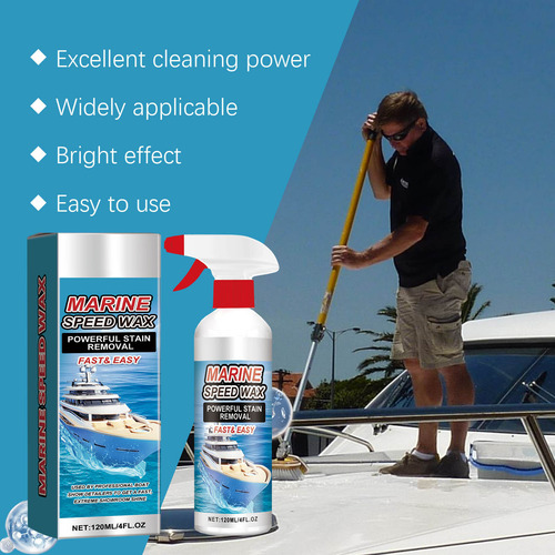 Spray De Limpeza De Espuma Marinha Marine Hull Speed Wax 120