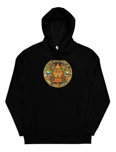 Sudadera Mexicana Calendario Azteca De Colores. Tenoctitlan