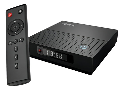 Tv box Vorke Z6 Plus estándar 4K 32GB negro con 3GB de memoria RAM
