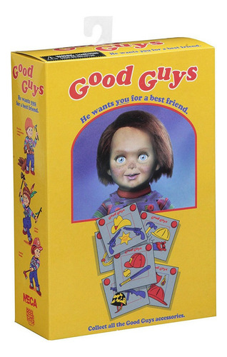 Chucky Good Guys Child's Play Acción Figura Modelo Juguete