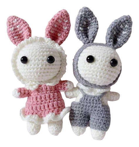 Kit De Ganchillo Conejo Crochet Craft Set Juguete De Tejer A