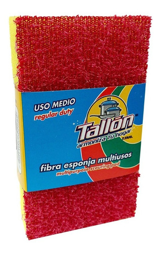 Esponja Tallon Fibra esponja de polipropileno,poliuretano varios colores
