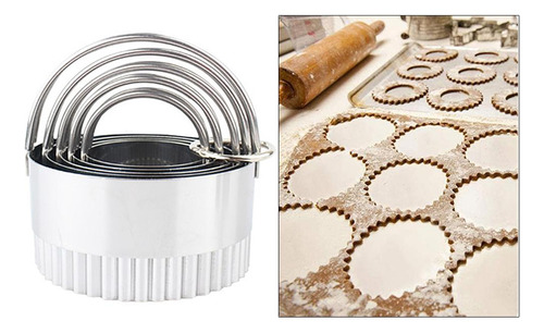 5 Piezas Círculo Molde Para Hornear Anillo Diy Estilo A