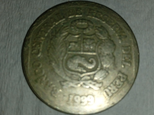 Moneda Peruana Un Nuevo Sol De 1999