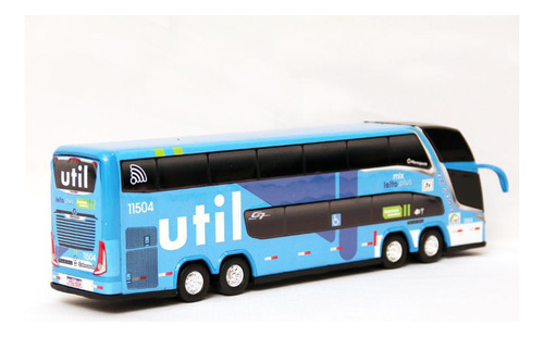 Brinquedo Miniatura Ônibus Viação Util Mix Plus 30cm