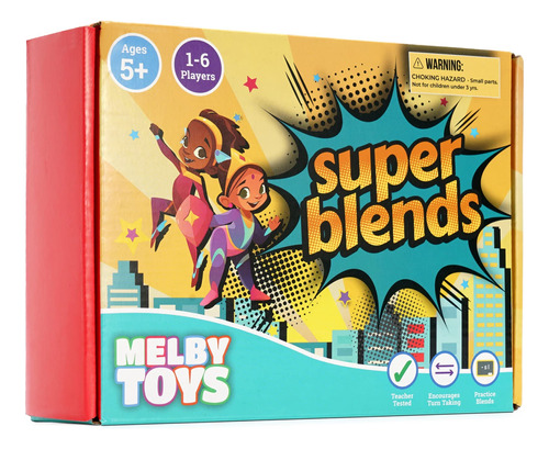 Super Blends Phonics - Juego De Lectura (22 Mezclas) - Juego