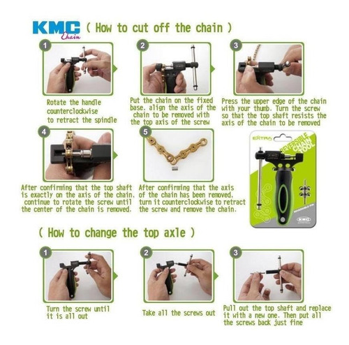 Corta Cadena Bicicleta Reversible Chain Tool Kmc