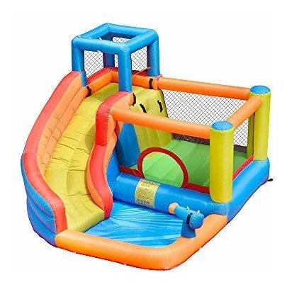 Salto Inflable De La Casa De La Diapositiva De La Despedida